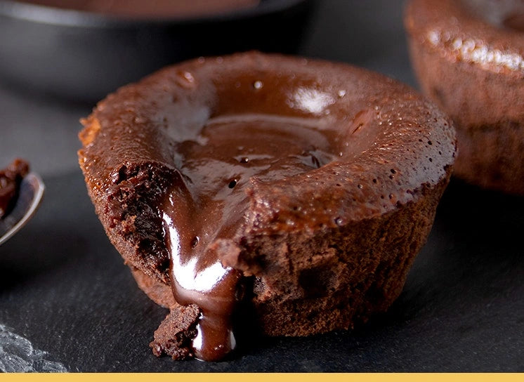 Chocolate lava cake dessert